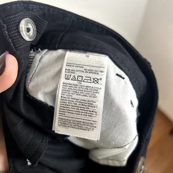 Old Navy Boot Cut Stretch Uniform Pant Womens Size 10 Black Jack NWT NEW - Picture 6 of 7